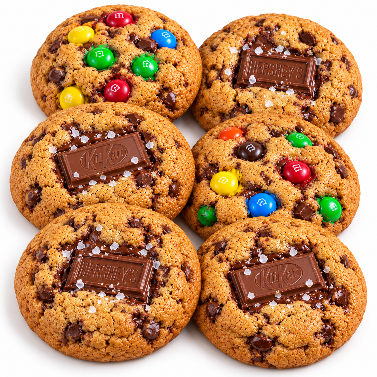 Mixed Salted Chewy Monster Cookies - Box of 6