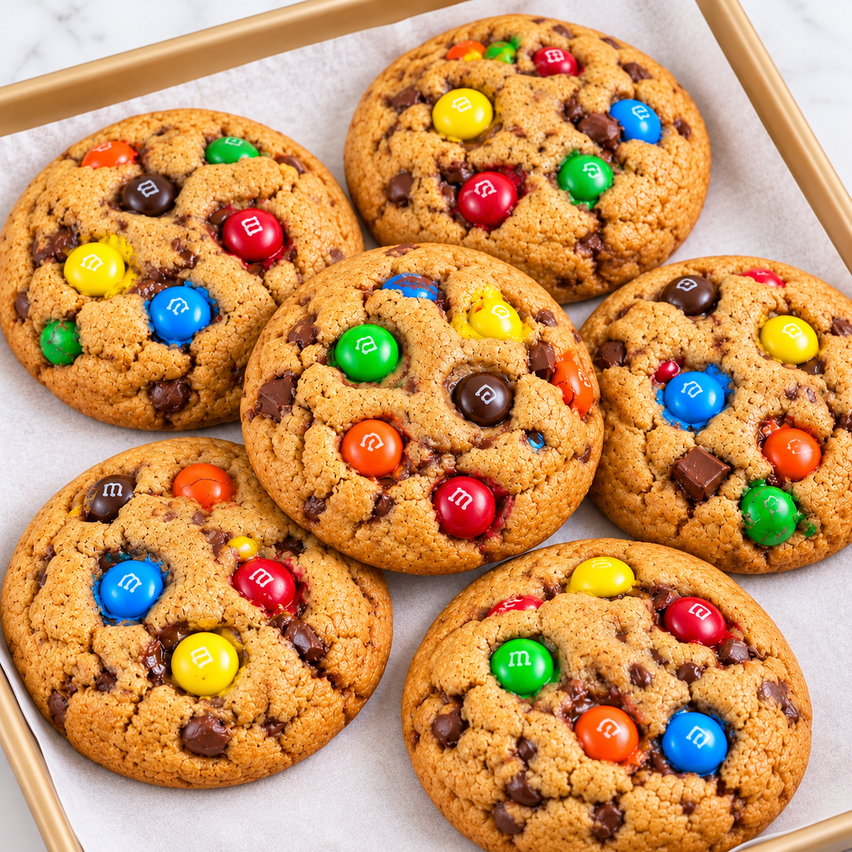 M&M Salted Chewy Monster Cookies — Box of 6