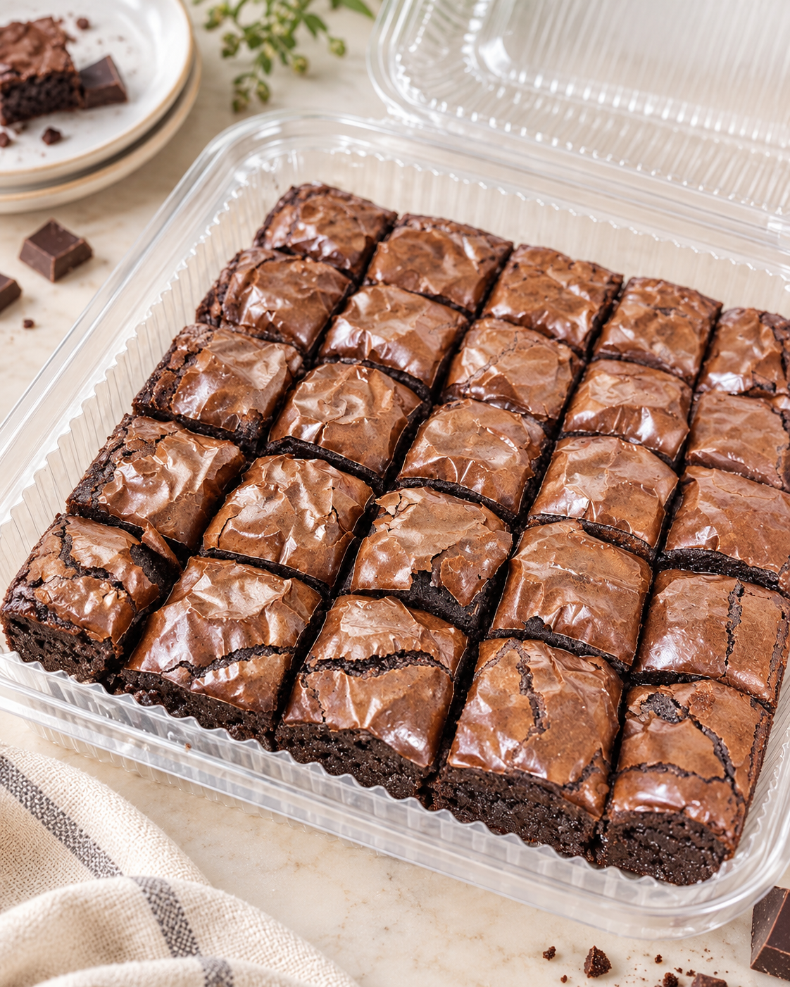 Brownie Bites - Plain (LESS SWEET)