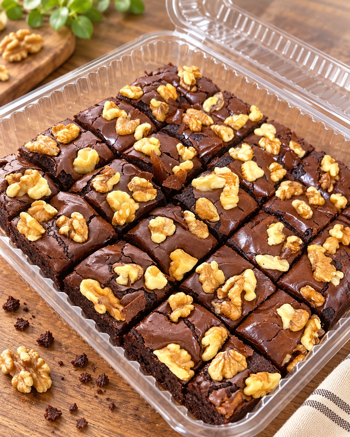 Brownie Bites (Less Sweet)