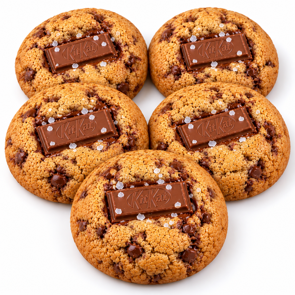Salted Chewy Monster Cookies